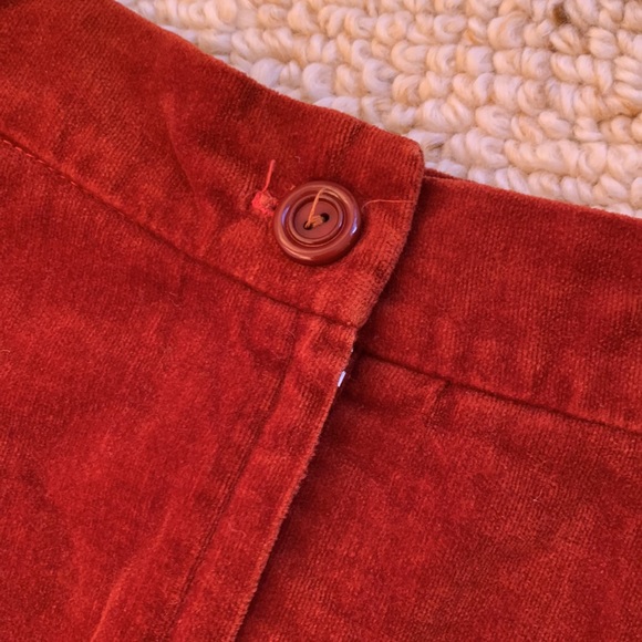 Vintage velvet and cotton skirt - Picture 3 of 5